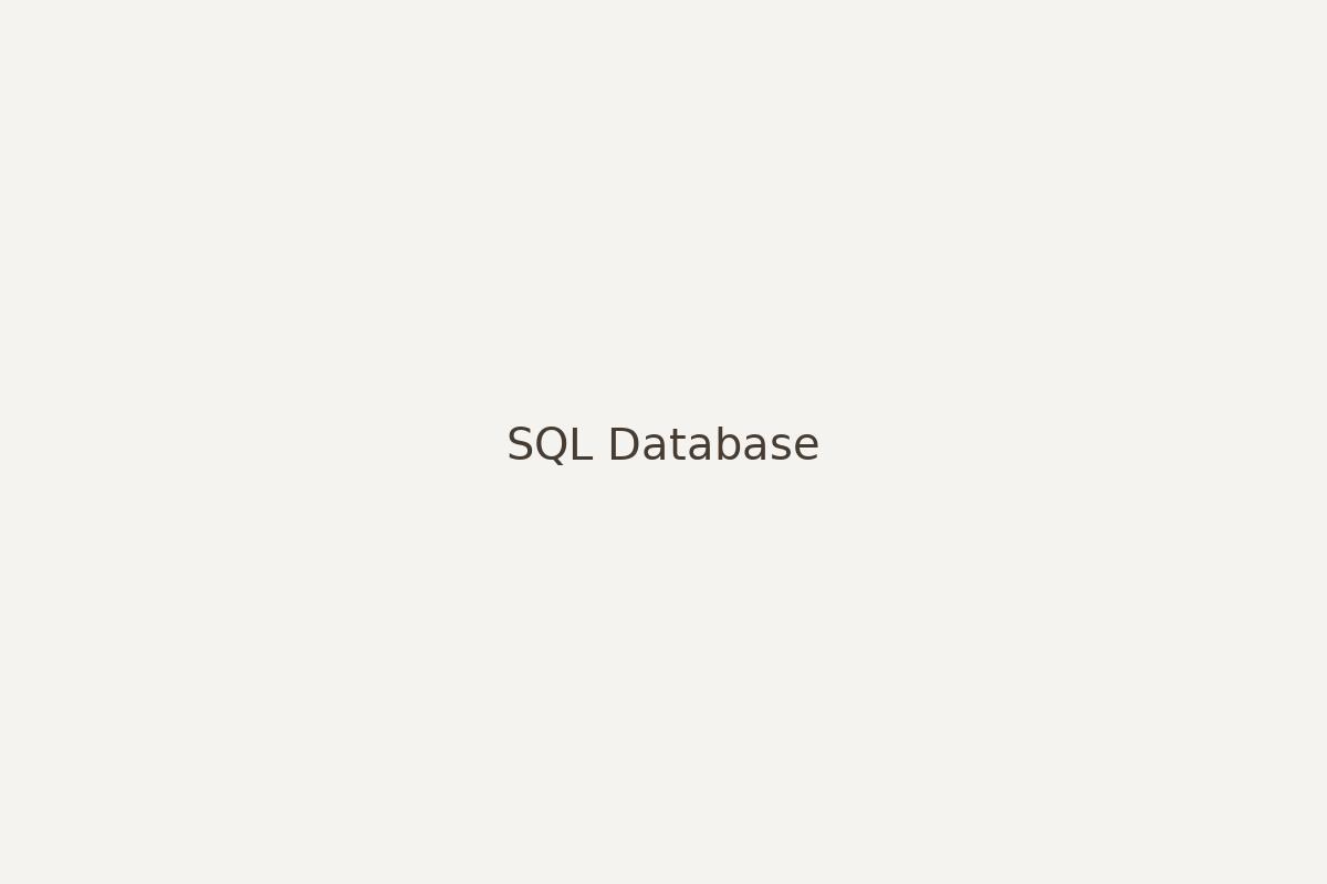 Generic illustration of an SQL database design representing the Data Management project